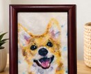 動物の似顔絵をふんわり優しいちぎり絵にします ペットをちぎり絵の世界へ。記憶の一枚に仕上げます イメージ4