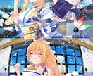 商用利用込み！立ち絵から一枚絵まで描きます (※次回５月中旬納品)注目度UP！目を引く１枚絵描きます！ イメージ4