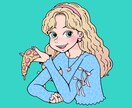 ポップで可愛いキャラクターやデザイン作成します 〜商用利用ok！ショップロゴ、SNSアイコン、名刺などに〜 イメージ2