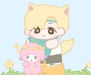 ゆめかわ♡デフォルメアイコン作成します ふわふわかわいいアイコンを描かせて頂きます♡ イメージ3