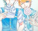 夢イラスト、同人表紙、小説挿し絵、描きます 自分と彼の絵が欲しい！自分の作品を彩るイラストが欲しい！人へ イメージ2