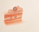 ハガキサイズの透明水彩アートを制作します お気に入りのモチーフをやさしい水彩画に仕上げます イメージ1