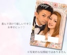お写真からウエディングアートを制作します 雰囲気を大切にしたやさしいウエディングアート イメージ4