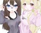 かわいい女の子のイラストを描きます キャラデザ、ファンイラスト、創作など描いて欲しい方向け イメージ3