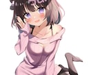 SNSや配信に▶美少女アイコン・イラスト作成します アイコン・サムネ・配信画面・創作紹介・ゲームイラストなどに！ イメージ7