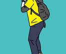 シンプルな人物イラストを承ります 13000点以上制作。最短即日納品！シンプルイズベスト。 イメージ2