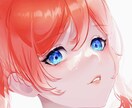 目の輝きと透明感にこだわります 可愛いキャラクターを目の輝きで個性的に イメージ1