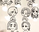 似顔絵描きます！複数人一緒にいるイラストも可◎ます 思い出に♡似顔絵描きます！1~8人まで イメージ3