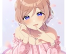 ミニキャラから一枚絵まで可愛く描きます かわいく華やかな女の子イラストが得意です。 イメージ6
