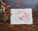 アンティークな雰囲気のペットの似顔絵作成します レトロな風合いがお洒落な色鉛筆の優しい似顔絵 イメージ5