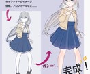 女の子のキャラクターデザインします TRPGやゲームの立ち絵、動画制作などに イメージ3