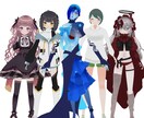 Vtuber向け！フルスクラッチ3Dモデル作ります 活動中Vtuberさんの3D化、Vtuberデビューしたい方 イメージ2