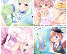 配信者さん向けのイラストを提供させて頂きます 可愛くキラキラなイラストが得意です イメージ3