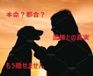 彼の本音を霊感霊視でリーディングします 既婚者の本音と奥様との関係を深く視ます、気持ち、温度感etc イメージ2