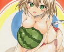 B5アナログイラストリクエスト承ります アナログでキャラクターを愛でる喜び イメージ1