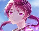 キラキラなイラスト描きます イラストの目力とツヤ感が売りです イメージ4