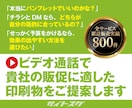 ビデオ通話で【販促に適した印刷物】をご提案します ★印刷物で販促したいけれど、何を作ればよいかわからない方へ イメージ1