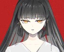 正面限定◇修正無制限！SNS用アイコン描きます お求めやすい価格で確かな品質！背景も自由に追加できます◇ イメージ6