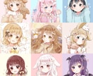 修正無料◎ふわふわ可愛いイラストをお届けします X、YouTube、グッズなど様々な用途で使用可能です◎ イメージ4