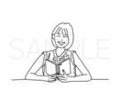 大人可愛い♪ シンプル似顔絵アイコン描きます お仕事や日常使い・記念用に♡印刷しても◎ イメージ10
