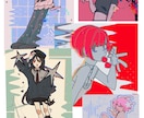 最短当日で地雷系やストリート系のイラスト描きます 初めての方も大歓迎！アイコンからキャラデザまで丁寧に対応 イメージ10
