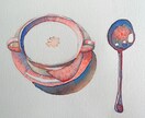 ハガキサイズの透明水彩アートを制作します お気に入りのモチーフをやさしい水彩画に仕上げます イメージ3