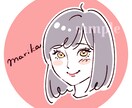 ほんのり似ている似顔絵アイコン描きます 絵柄は2種類。お好きな方を選べます！ イメージ2