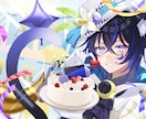 商用利用OK!かわいいイラスト作成します SNSアイコン、立ち絵、一枚絵なんでもご相談ください！ イメージ2