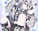 SNSアイコン、グッズ、MV等の1枚絵制作します グッズ、動画映えのイラスト制作します！ イメージ3