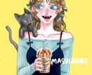 ガーリーでy2k風な可愛いイラスト描きます 商用利用可能な人物イラスト描きます イメージ1