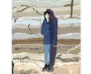あなたのオリジナルキャラクターを魅力的に描きます 気だるげな表情を描くのが得意です！背景付きの絵を描きます イメージ2