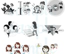 シンプルかわいいイラストお描きします SNSのアイコンやweb素材など、お気軽にご相談ください＾＾ イメージ9