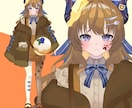 Vtuberパーツ分けイラスト＋三面図を作成します 理想のお姿を、一緒にお作りします！ イメージ1