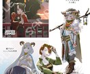 陽の光に包まれた様な温かいキャライラスト描きます 創作キャラクター限定！SNSアイコン用や壁紙，挿絵などに！ イメージ5
