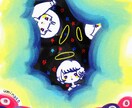 可愛らしくぬくもり溢れるカードを制作いたします 子どもの頃描いた夢のような、あなただけの一枚がほしい方へ イメージ2