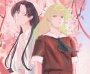 透明感のある一枚絵を描きます 「物語のワンシーン」を絵にしたい方へ！俯瞰や煽りも対応◎ イメージ1