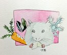 あなたの大切なペットの似顔絵を描きます 水彩やデジタルであなたのペットをお描きします。 イメージ4