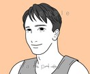 シンプル似顔絵風のイラストを作成します ■ふんわり・さわやか系～SNSアイコンなどに♪ イメージ6