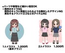 ポップで可愛いデフォルメアイコン描きます むちっとしたフォルムが可愛いデフォルメイラストです。 イメージ2