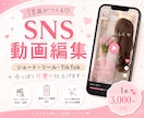 18歳がSNS用の動画編集します ◎ショート・リール・TikTok♡縦動画を今っぽく可愛く！ イメージ1