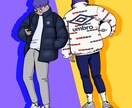 クールでアイコニックなイラスト描きます 広告・グッズ・ファッションなど目的に合わせたイラスト イメージ8