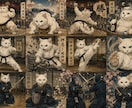 愛するペットを5種類のイラストにします 写真1枚から5つの世界へ！うちの子アートセット イメージ3