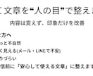 限定モニター価格!!AI文章を“人の目”で整えます AI生成文を自然で失礼のない文章に イメージ1
