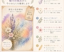 オーラ鑑定書＊あなただけの色彩標本を作ります 今のあなたのエネルギーと色彩を深掘りリーディング イメージ2