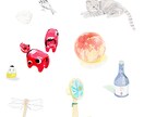 挿絵・カットイラスト　水彩タッチで描きます 書籍の挿絵やWEB、グッズなど幅広い媒体に対応します！ イメージ1