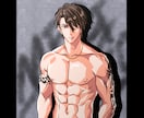 男性キャラ特化！等身イラスト描きます 立ち絵・一枚絵など、カッコいい男性キャラクターを幅広く制作 イメージ8
