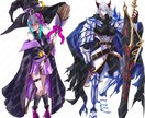 キャラクター立ち絵引き受けます TRPG/自作ゲーム/動画配信/オリキャラなど イメージ3
