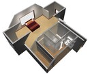 不動産間取図からCGパースまで請け負います ベクターワークス、イラストレーター、フォトショップまかせて! イメージ2