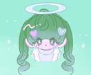 ふわっと甘くてかわいい！ミニキャラ  お描きします やさしい色とまるいシルエット、でも甘すぎないイラストを。 イメージ2
