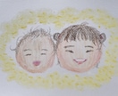 クレヨンでふんわり柔らかい似顔絵を描きます ウェディングやプレゼントにいかがでしょうか？ イメージ5